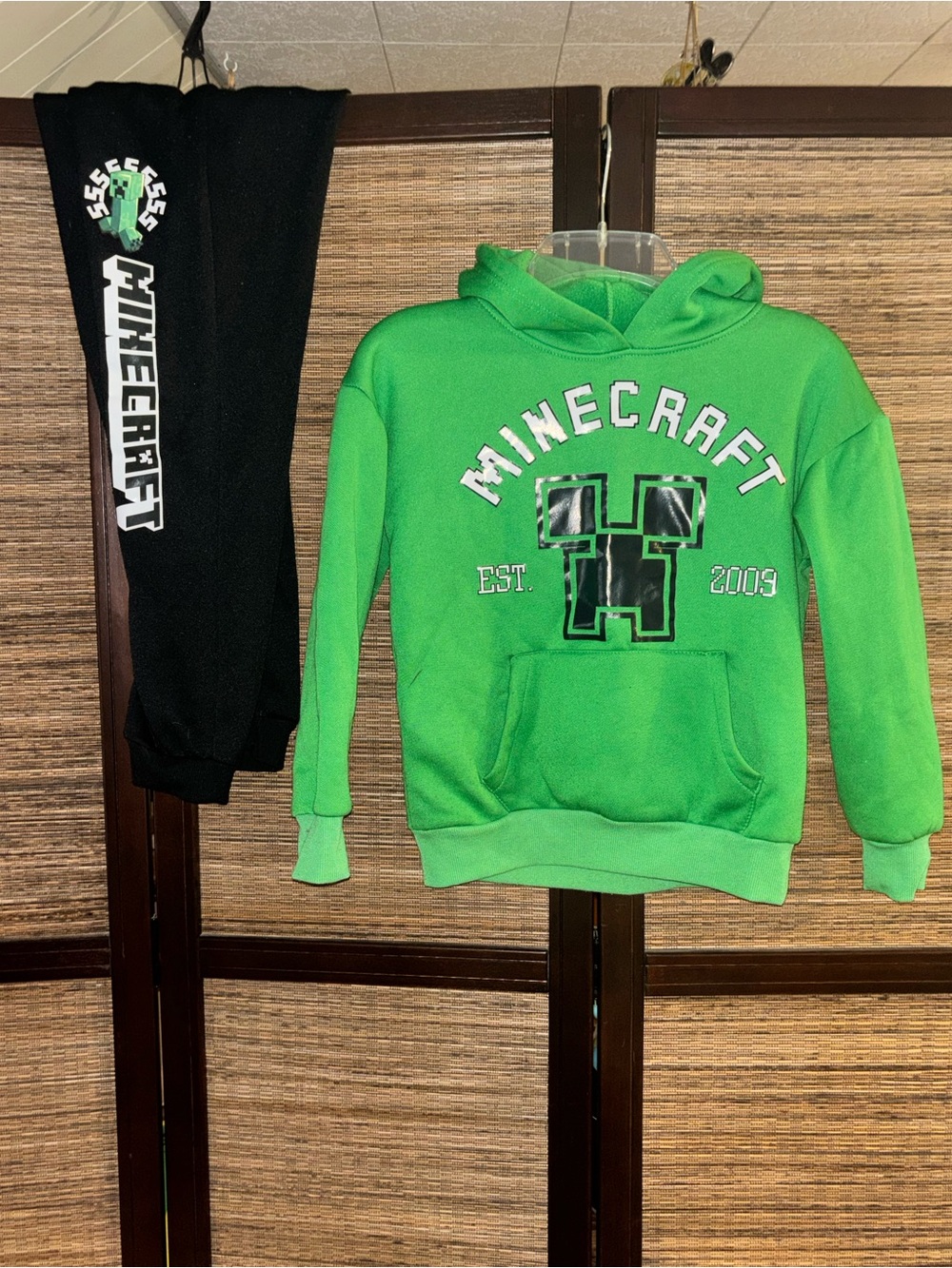 Kids Minecraft Hoodie Set
